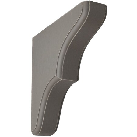 Ekena Millwork 1 3/4"W x 7 1/2"D x 7 1/2"H Stratford Wood Vintage Decor Bracket, Reclaimed Grey BKTWD02X08X08STGY